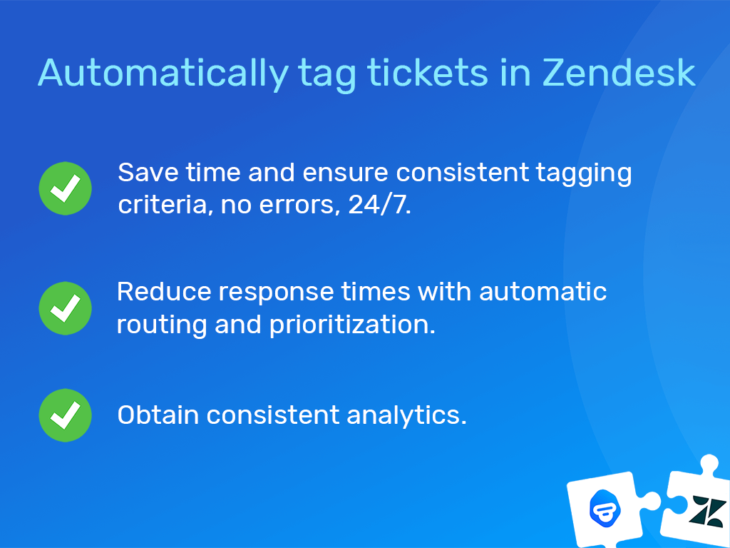 MonkeyLearn Ticket Tagging App Integration with Zendesk Support